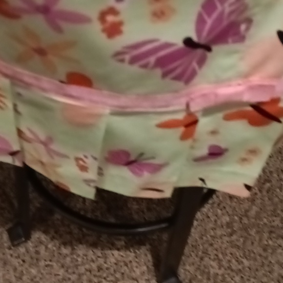 FINAL PRICE Lilly Pulitzer t-strap floral/butterfly print dress w pleated hem - Picture 9 of 16